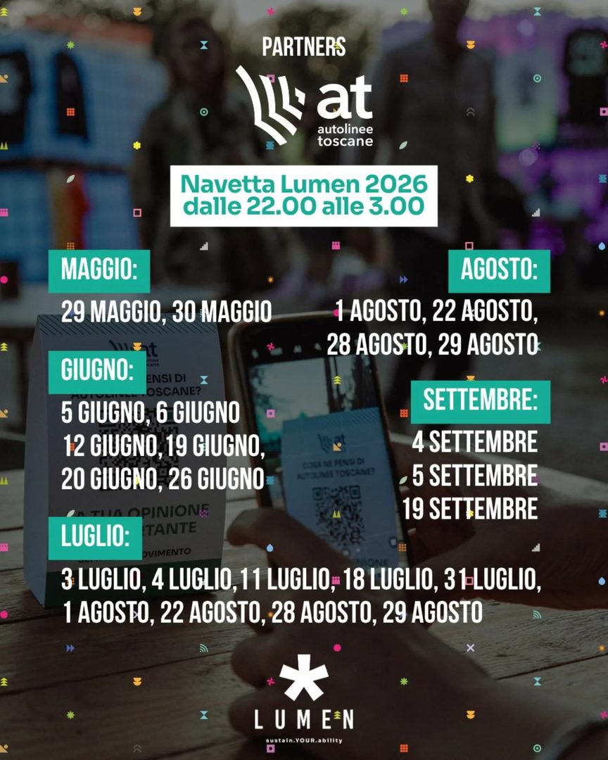 Locandina: Servizio navetta Lumen