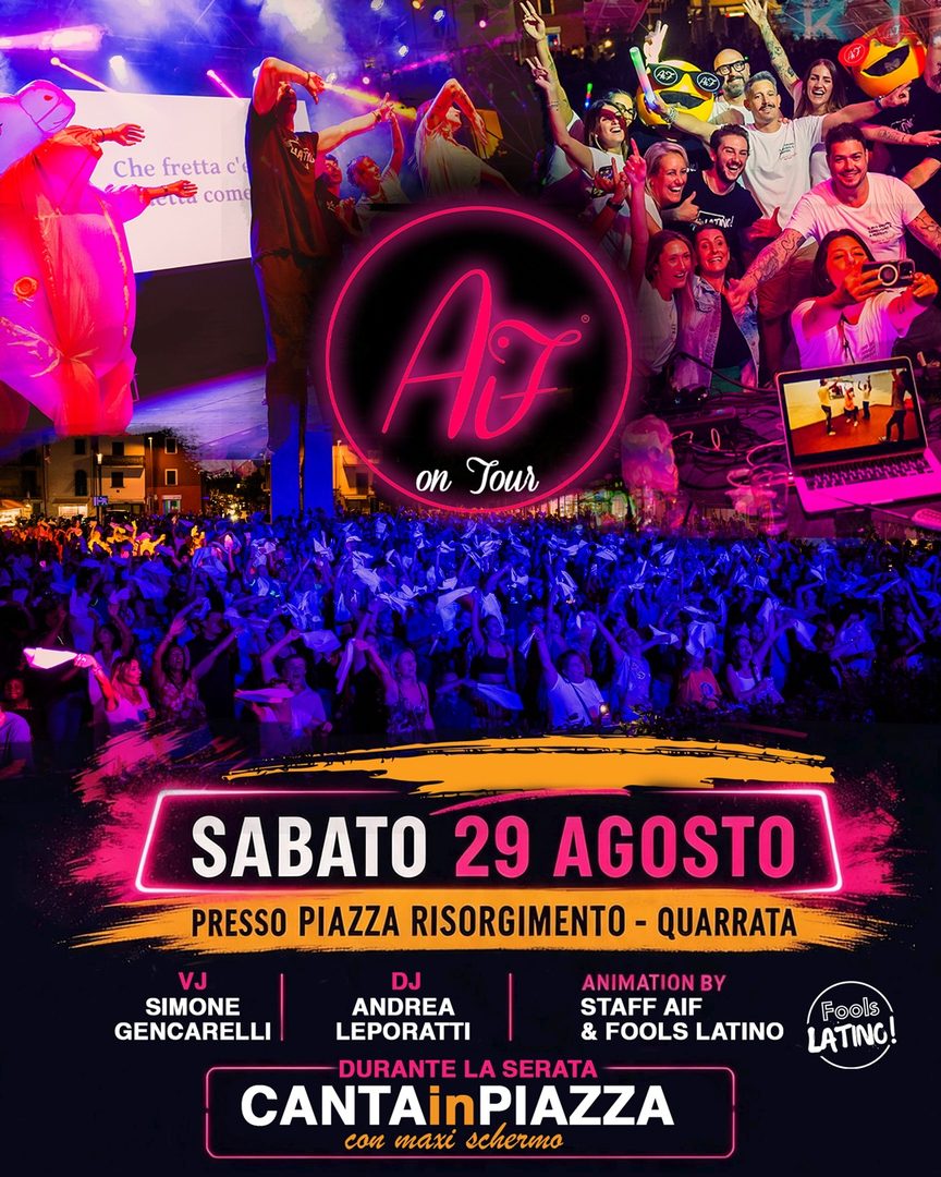 Locandina: AIF ON TOUR A QUARRATA