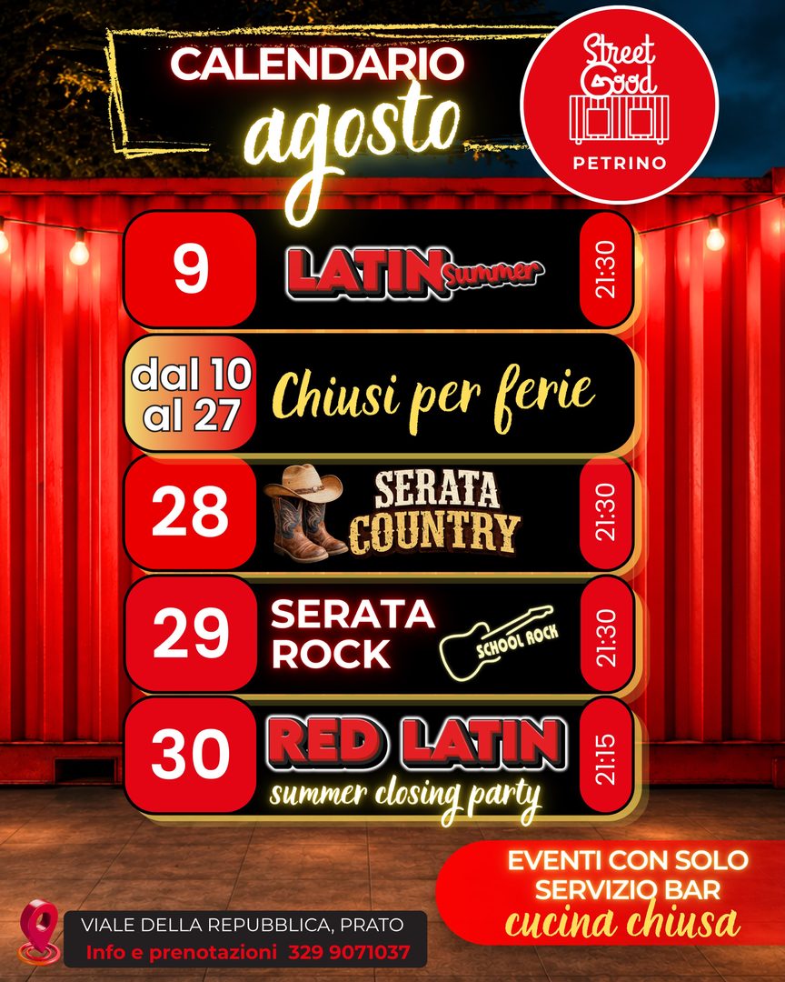 Locandina: Red Latin - Summer Closing Party