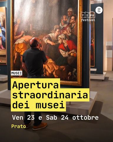 Locandina: Apertura straordinaria serale dei musei – TIPO Festival