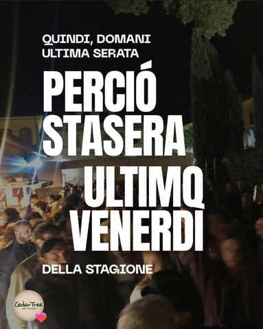 Locandina: Ultima serata della stagione