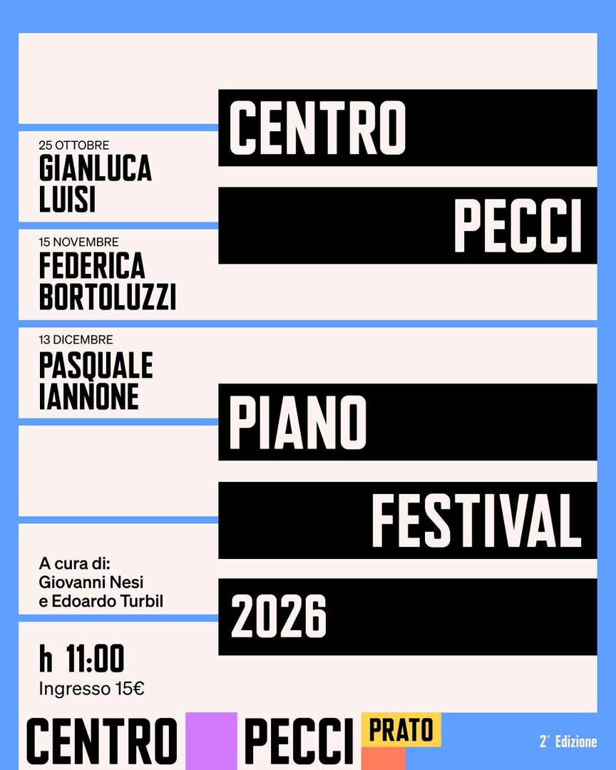 Locandina: Centro Pecci Piano Festival: Gianluca Luisi