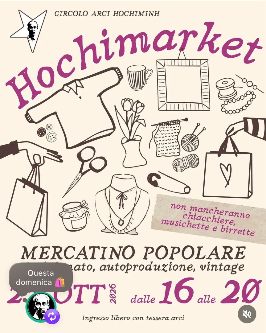 Locandina: Hochimarket - Mercatino popolare