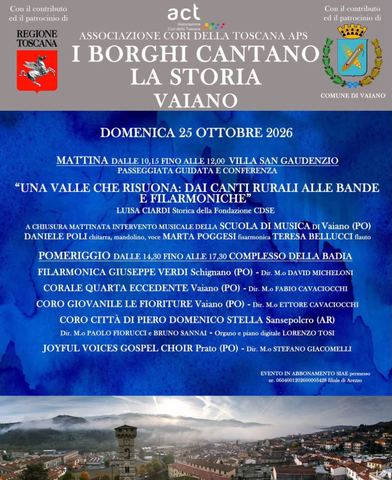 Locandina: I borghi cantano la storia