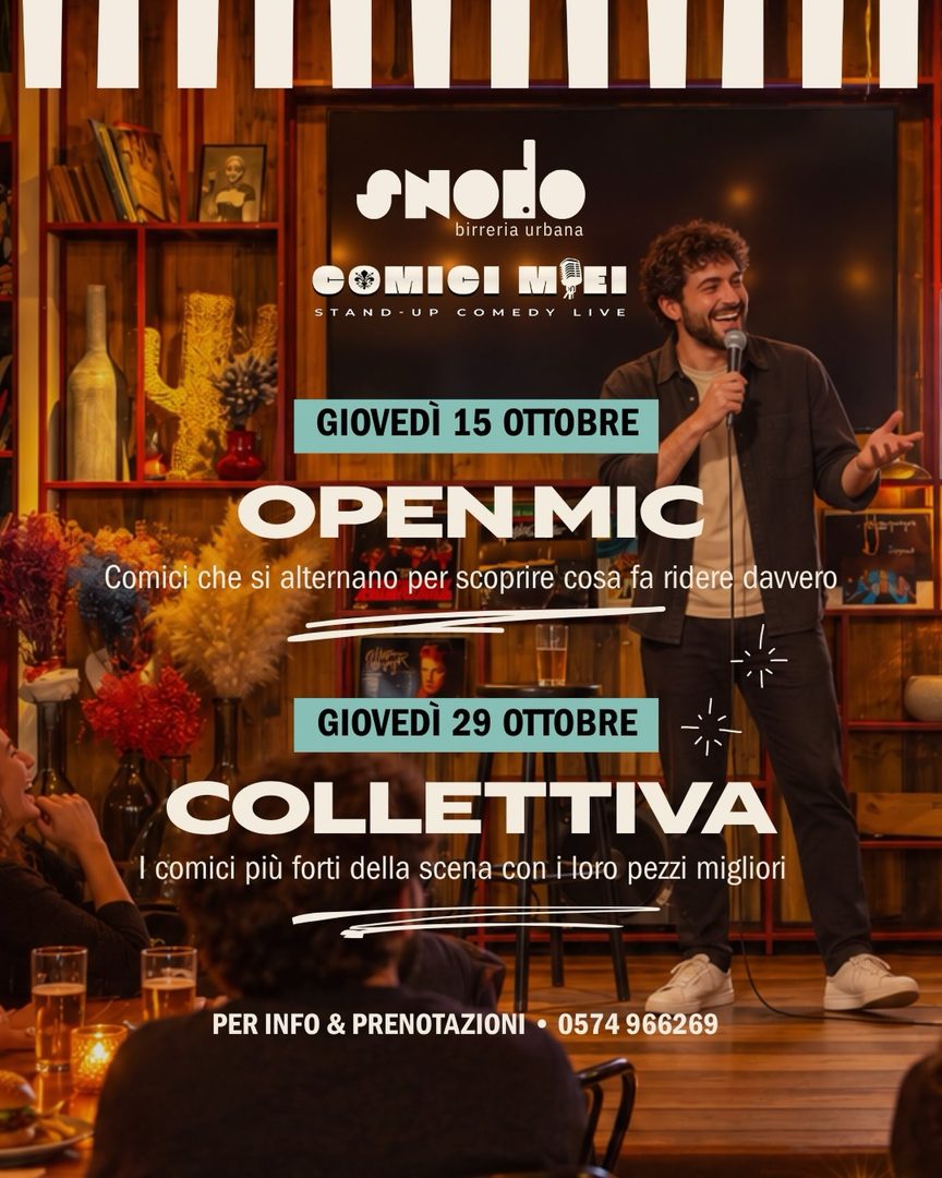 Locandina: Collettiva – Stand Up Comedy con Comici Miei