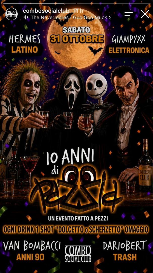 Locandina: 10 anni di Pazzia - Halloween