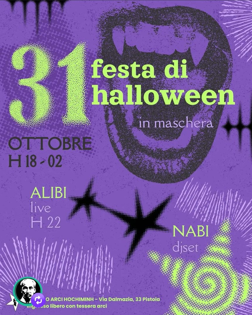 Locandina: Festa di Halloween in maschera