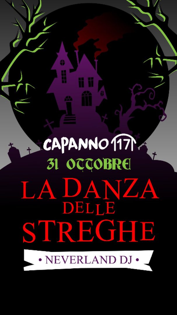 Locandina: La Danza delle Streghe con Neverland DJs