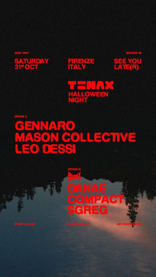 Locandina: Tenax Halloween Night