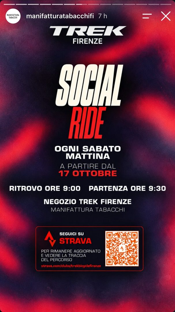 Locandina: Trek Social Ride