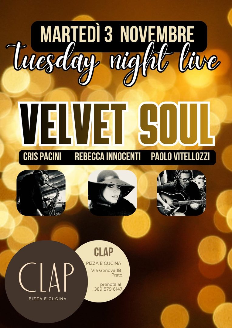 Locandina: Velvet Soul - Tuesday Night Live