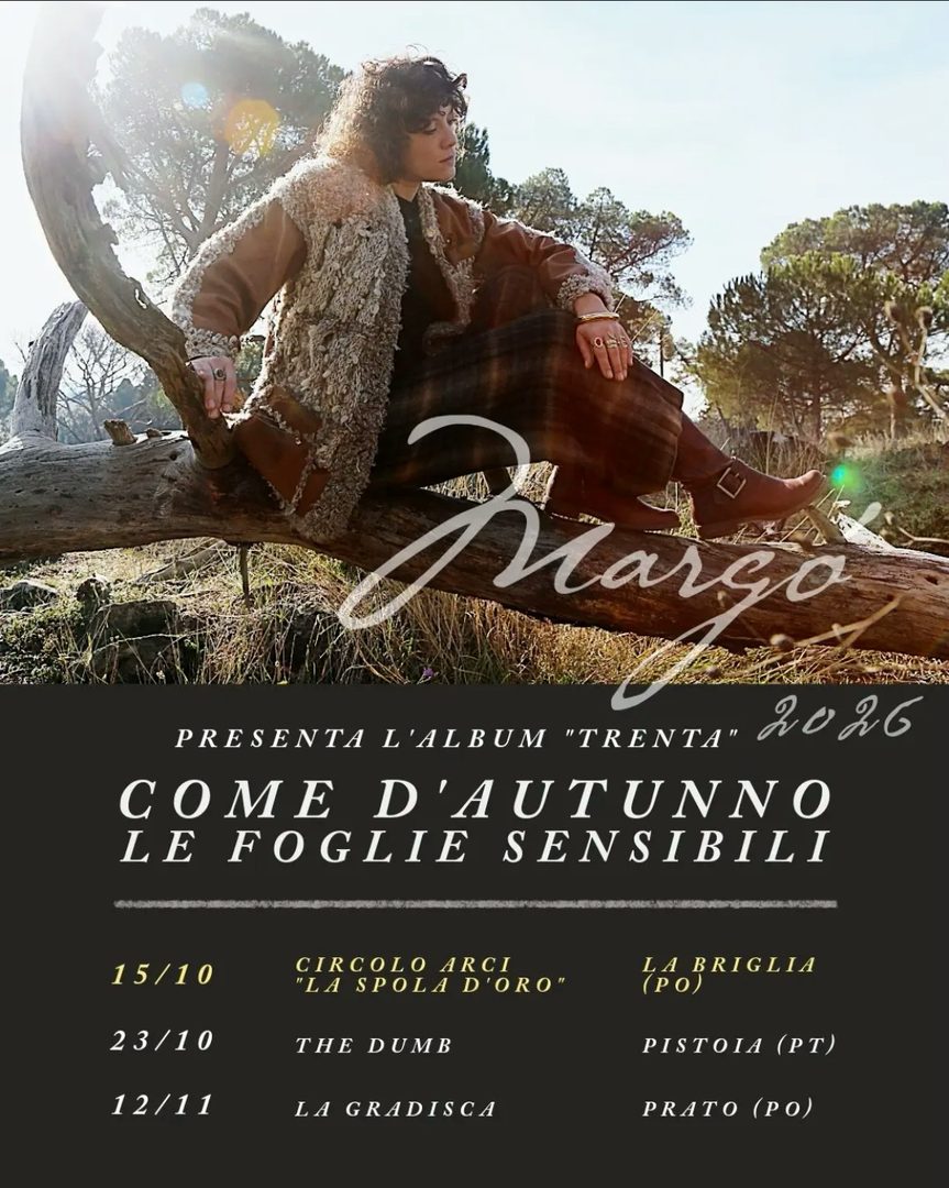 Locandina: Margò presenta l'album "Trenta"